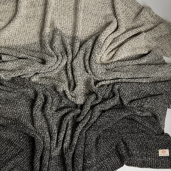 Zac Organic Cotton Knit Throw Blanket