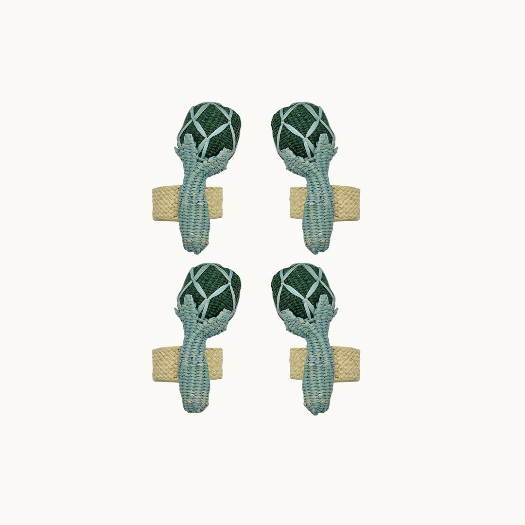 S/4 Artichoke Napkin Rings
