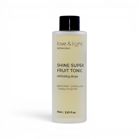 Shine superfruit exfoliating tonic