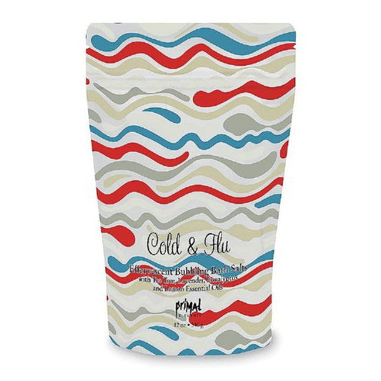 Primal Elements Bath Salts, Effervescent Bubbling, Cold & Flu