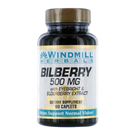 Windmill Bilberry 500 Mg Capsules