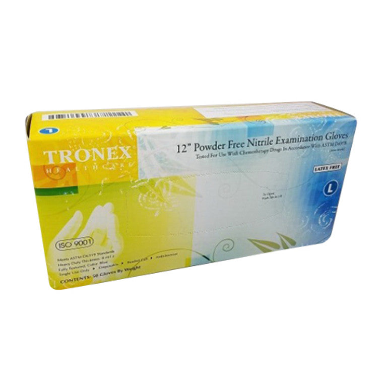 Tronex Health Care Gloves Nitrile Powder Free Textured Large