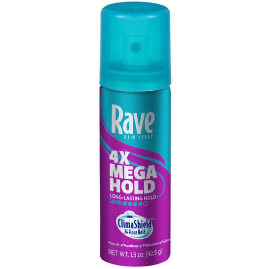 Rave Unscented Hairspray 1.5 Oz. Aerosol Can
