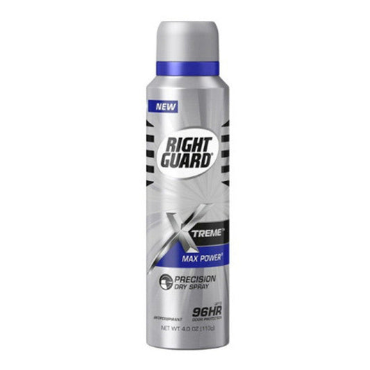 Right Guard Antiperspirant, Precision Dry Spray, Max Power 4 Oz