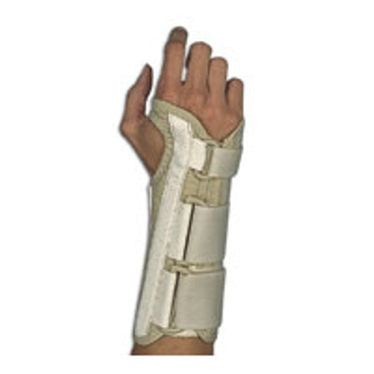 Scott Specialties Sportaid, Wrist Brace Deluxe, Right, Beige, Medium, Size: 3 - 3.5 Inches
