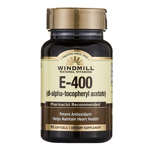 Windmill 6 Pack De Vitamina E-400 Cápsulas 90 Soft Gel