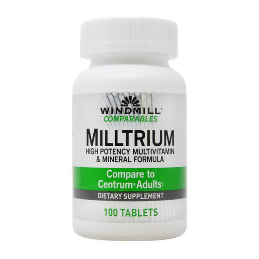 Windmill Comparables Milltrium High Potency Multivitamin And Mineral Formula Tablets