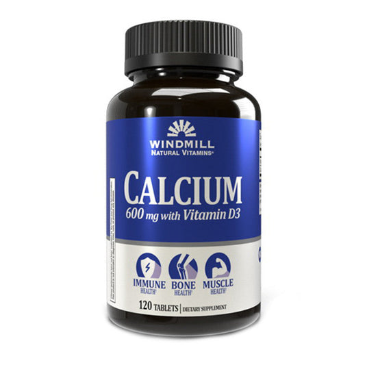 Windmill Calcium 600 Mg With Vitamin D3 - 120 Tablets