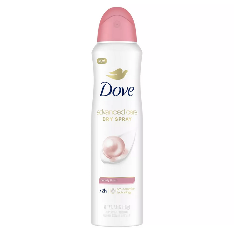 Dove Advanced Care Dry Spray Beauty Finish Antiperspirant Deodorant 3.8 Oz Can