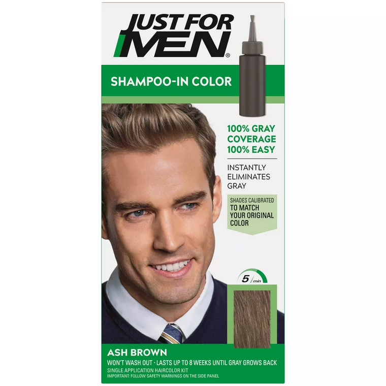 Just For Men Shampoo-In Color Gray Hair Coloring