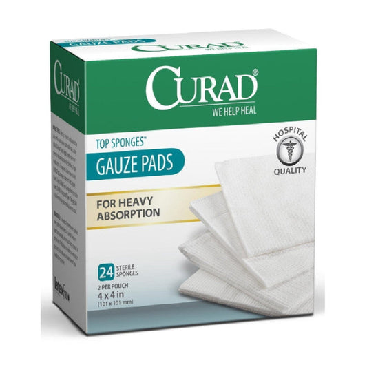 Curad Gauze, Sponge, Post-Op, 4"x4", Sterile - Osadia Concept Store