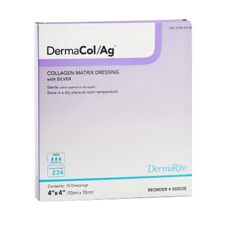 Dermarite Skin Care Drsg Wnd Dermacol Ag 4X4" 10EA/BX 10 EA/BX