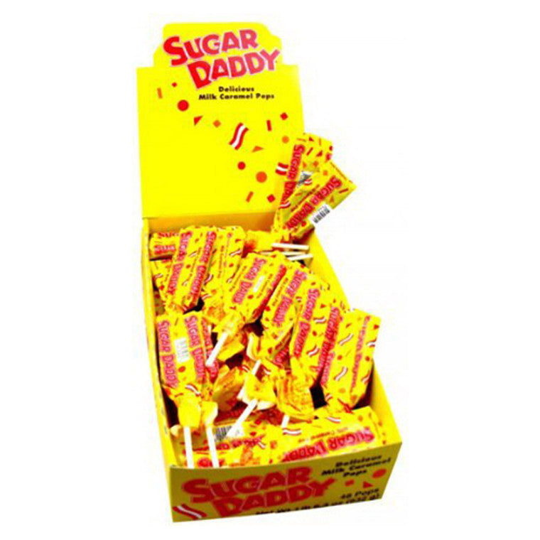 Charms Lollipops Sugar Daddy Pops, #53220 - 48 Lollipops/Box
