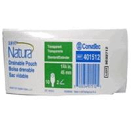 Sur-Fit Natura Convatec Standard Drainable Pouch, 12 Inches, Transparent, Model No: 401512