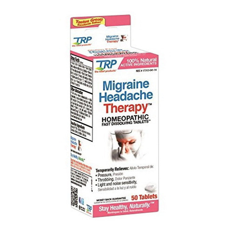 TRP Company The Relief Products Migraine Headache Therapy Tablets