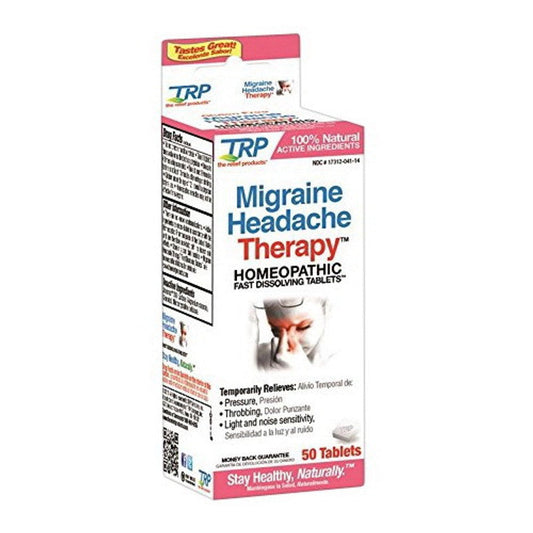 TRP Company The Relief Products Migraine Headache Therapy Tablets