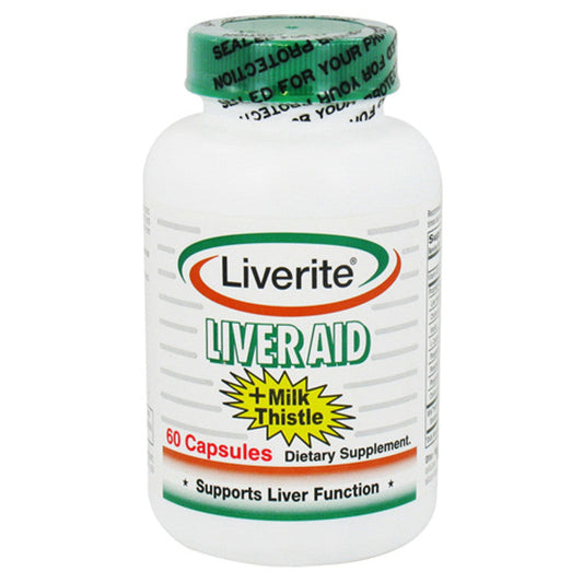 Liverite Liver Aid Products + Milk Thistle Capsules