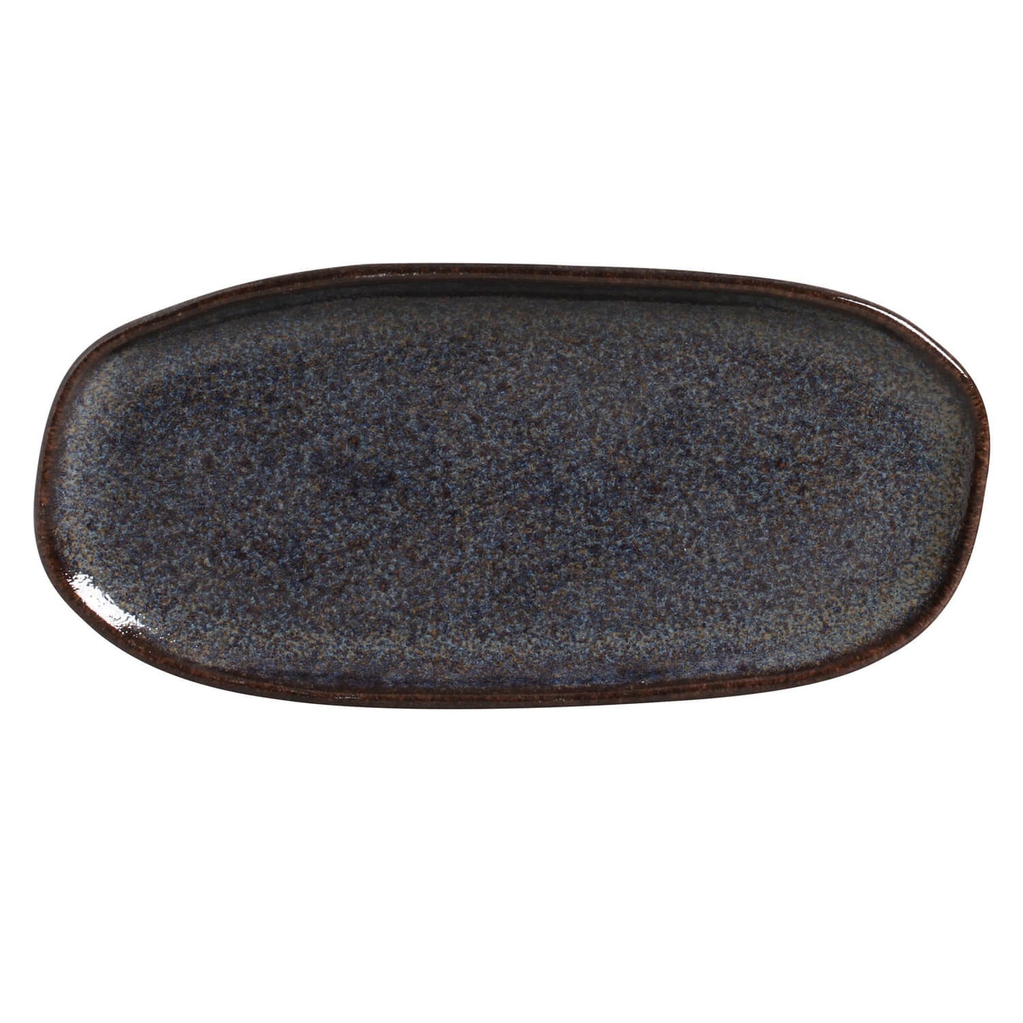 Shallow Organic Oval Platter Small Set of 4
