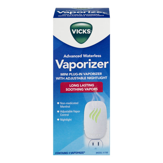 Vicks Vaporizer, Mini Waterless, Advanced Soothing Vapor