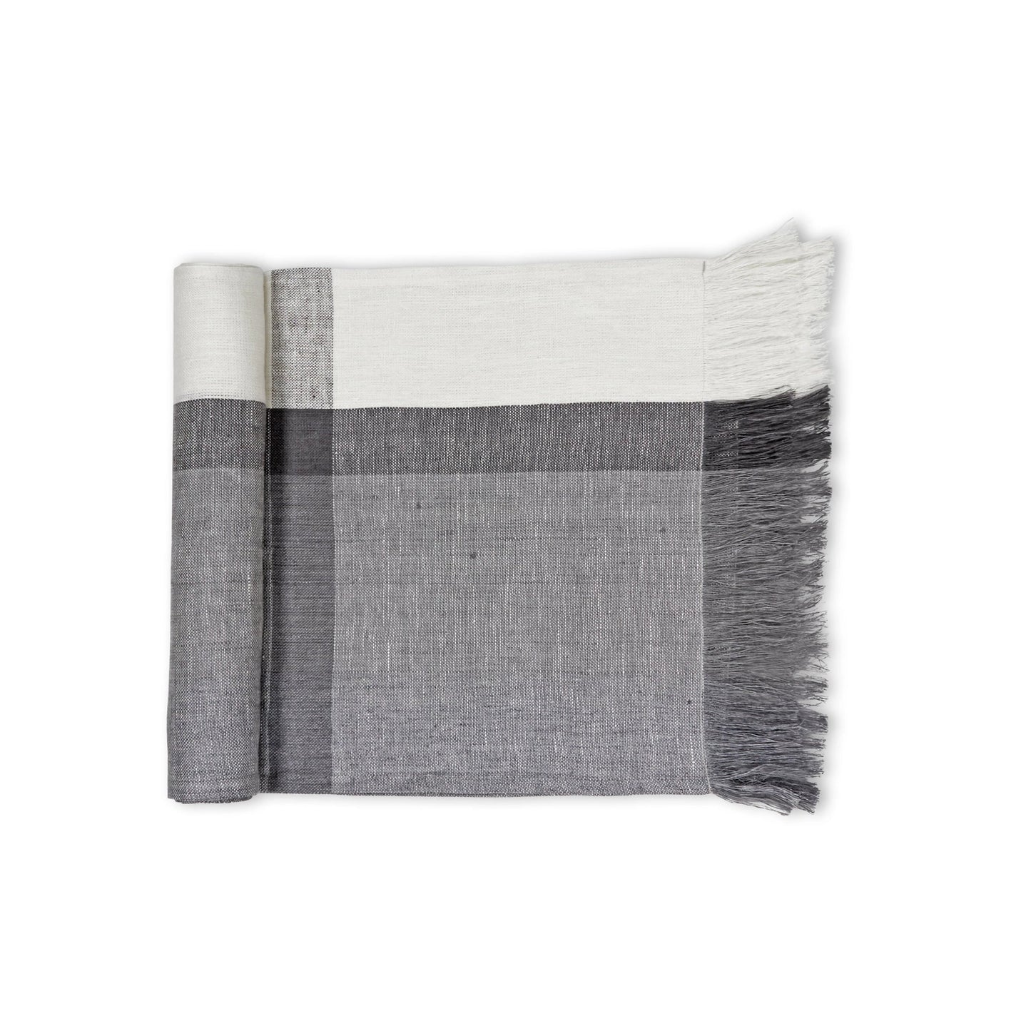 HINTERLAND Handwoven Linen Table Runner. 100% Flax Linen – Fair Trade – Artisan Made - Osadia Concept Store