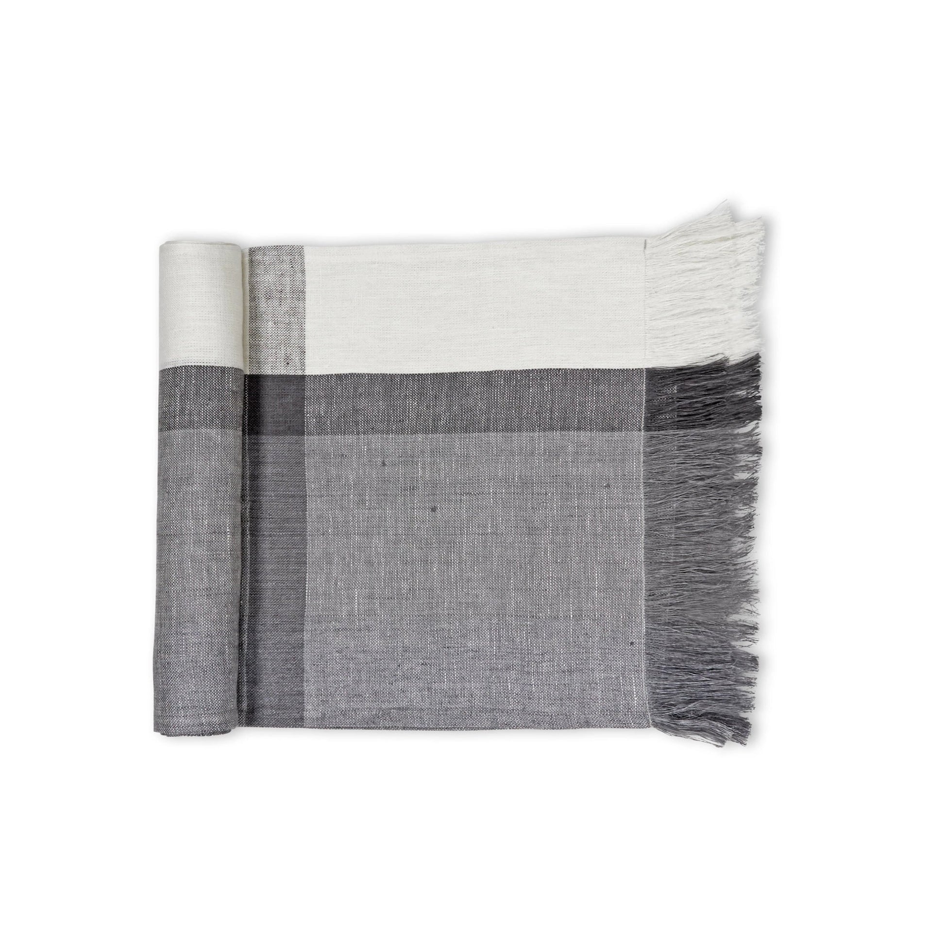 HINTERLAND Handwoven Linen Table Runner. 100% Flax Linen – Fair Trade – Artisan Made - Osadia Concept Store
