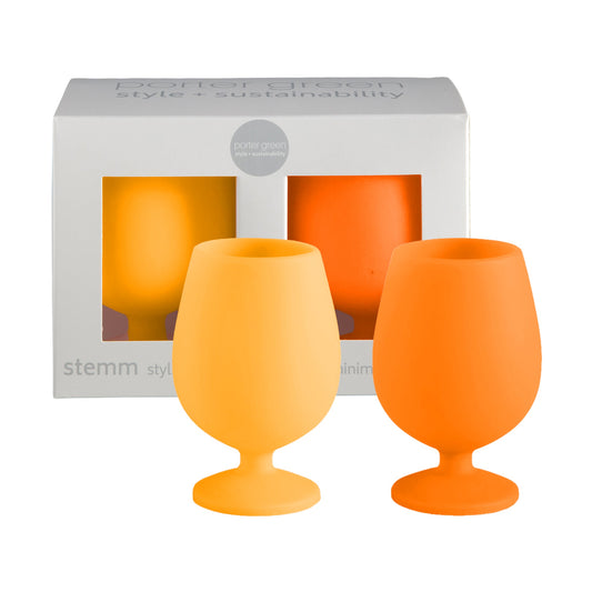 Buttermilk + Cantaloupe | Stemm | Unbreakable Wine Glasses