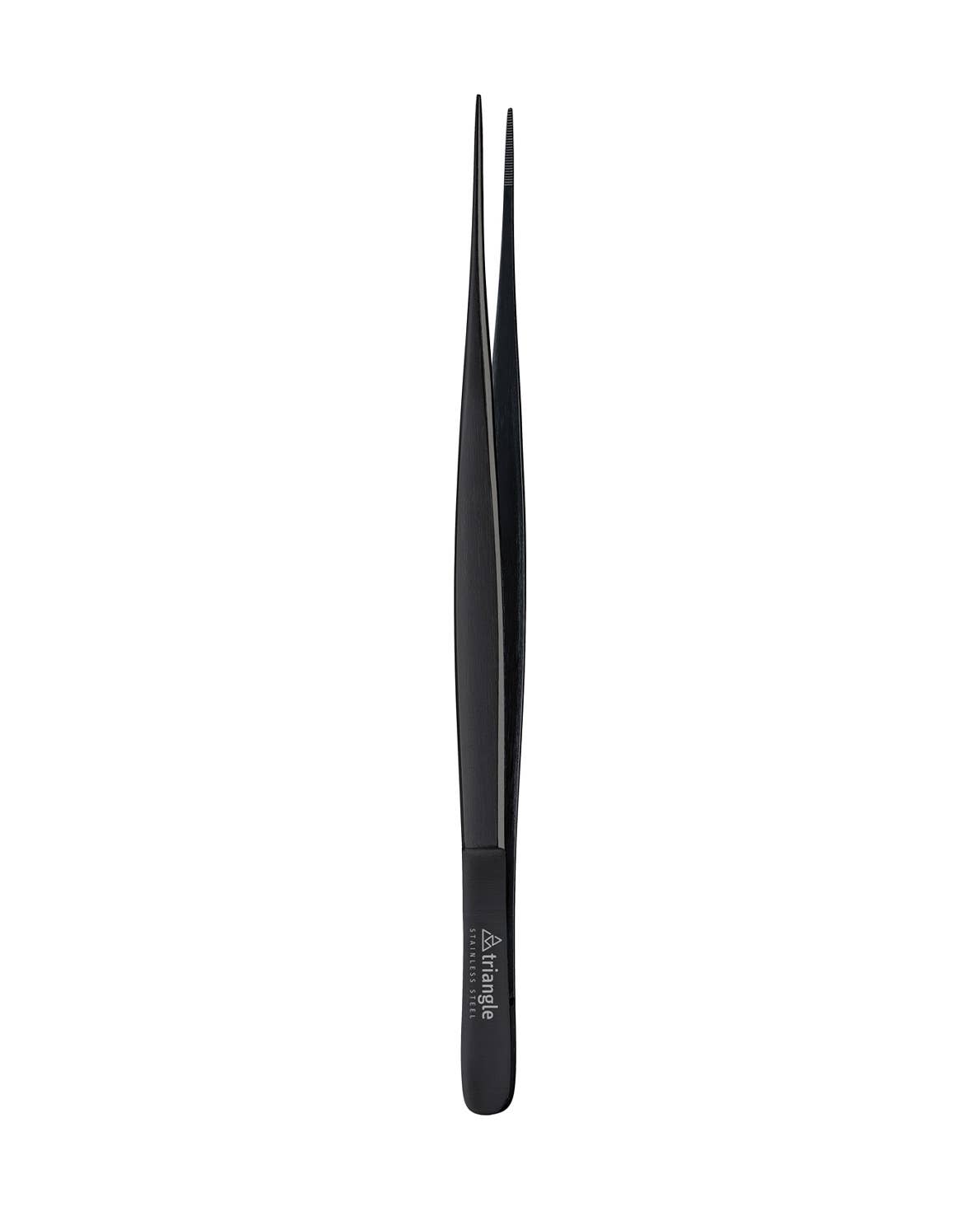 Pointed Tweezers, 15cm, Black