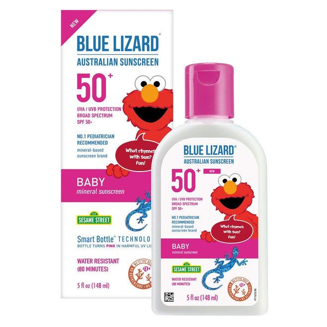 Blue Lizard Mineral Sunscreen, Sesame Street, Baby, SPF 50