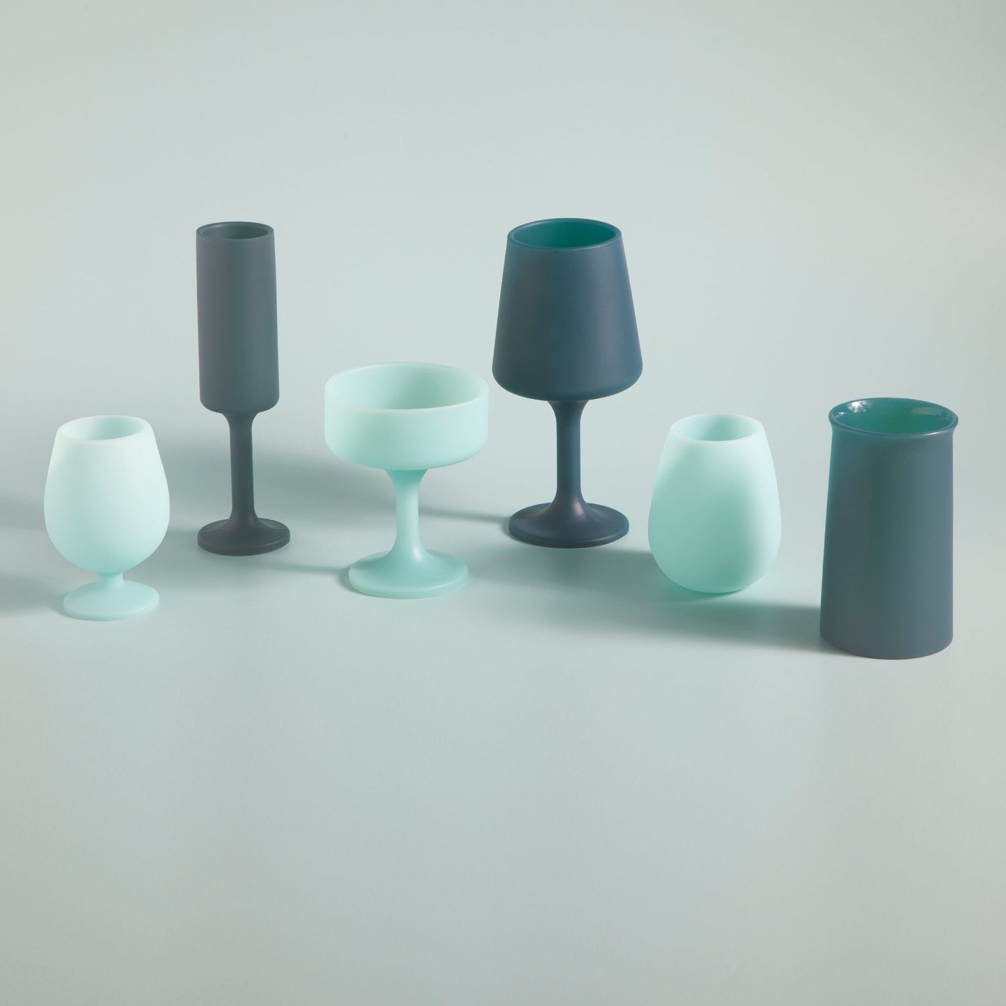 mist + ink | swepp | silicone unbreakable wine glasses