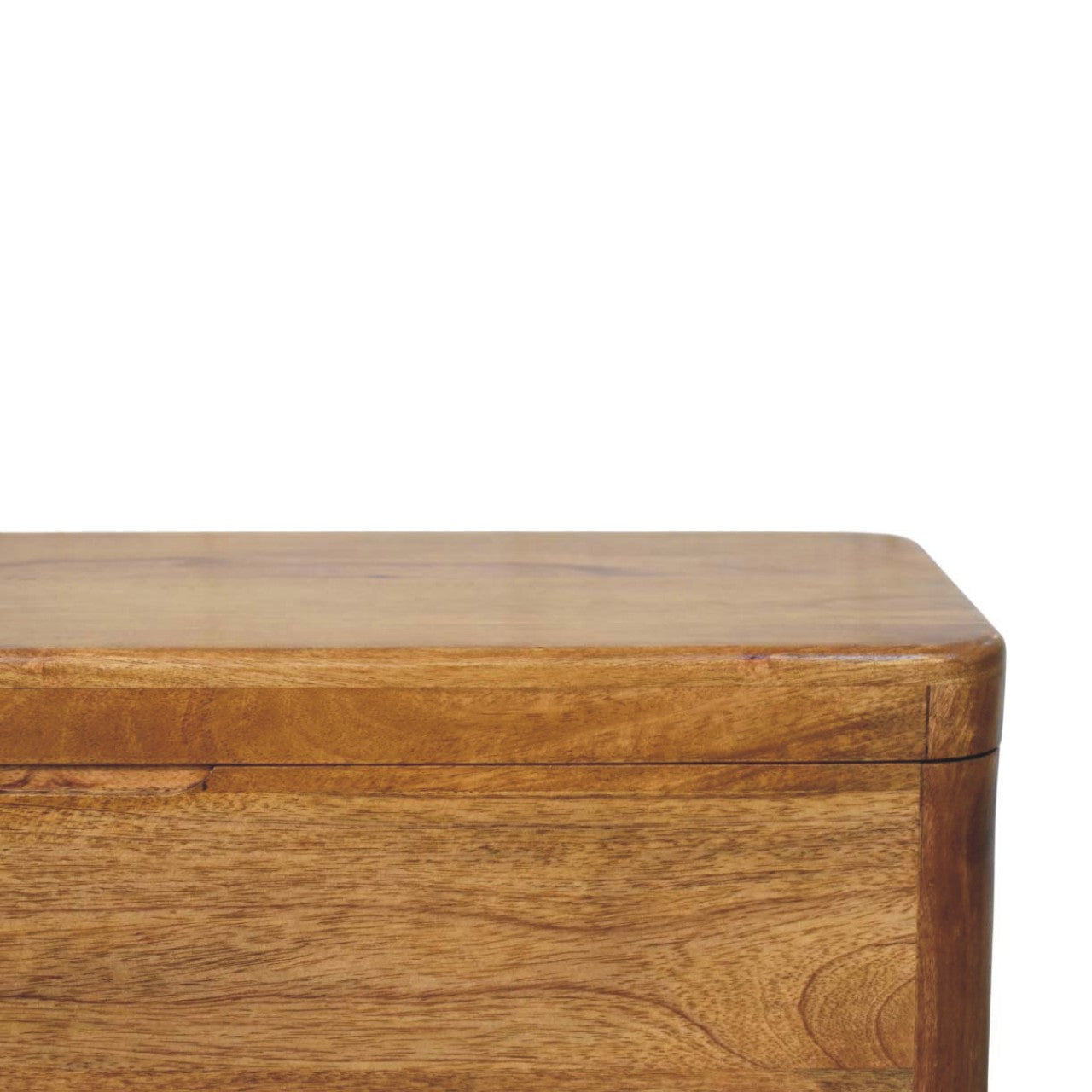 Solid Wood Bola Storage Trunk Bench
