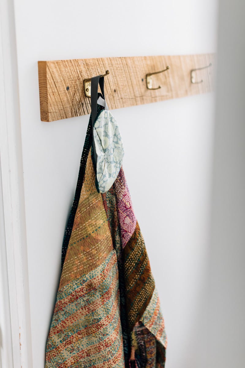Kantha Stitch Sari Bathrobe