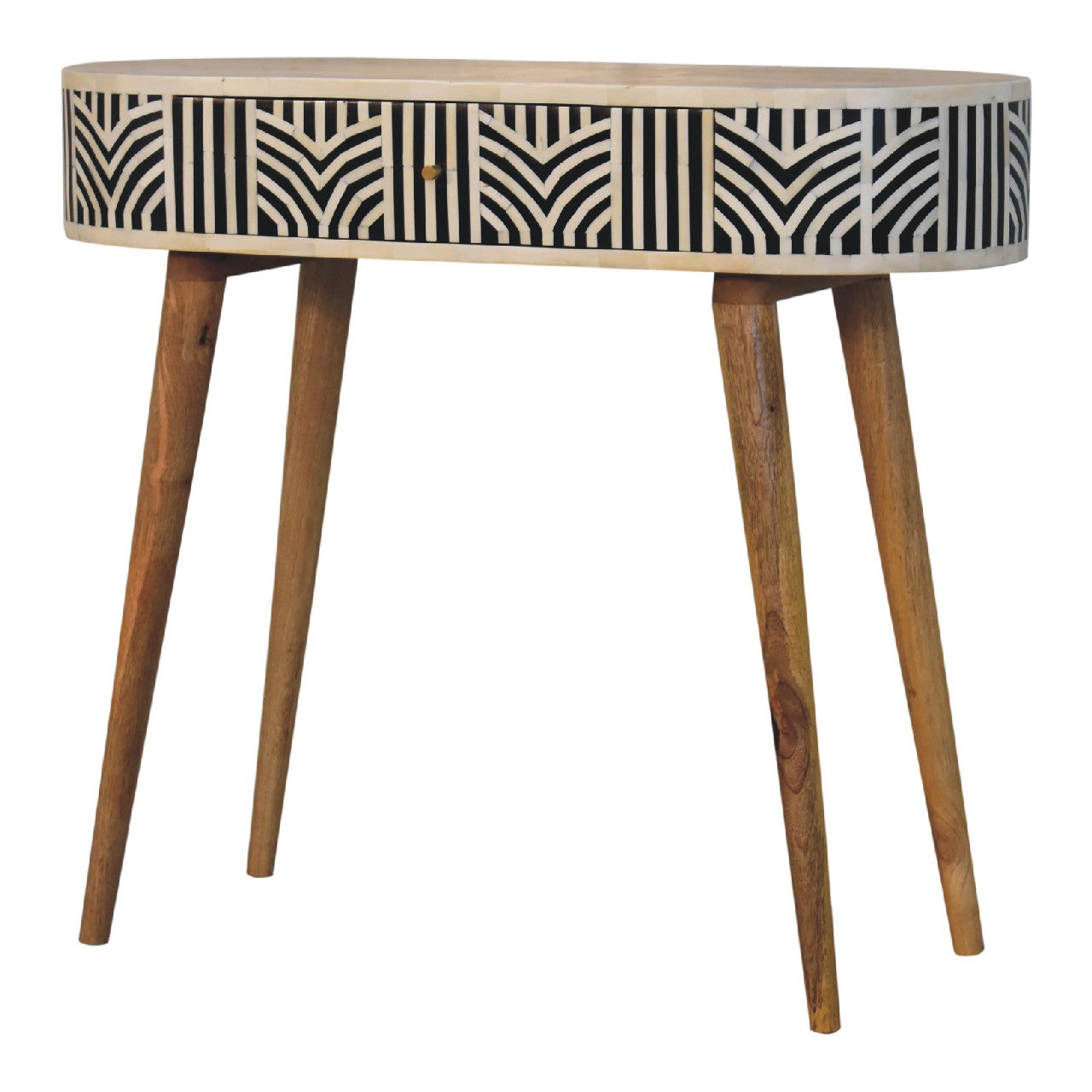 Solid Wood Edessa Bone Inlay Console Table