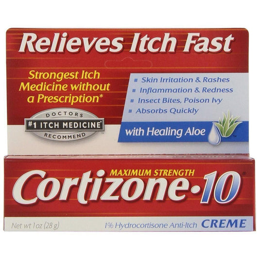 Cortizone-10 Itch Relief, Maximum Strength, Calming Aloe Vera, Cream