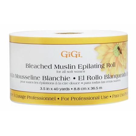 GiGi Bleached Muslin Roll 3.5′ X 40 Yards