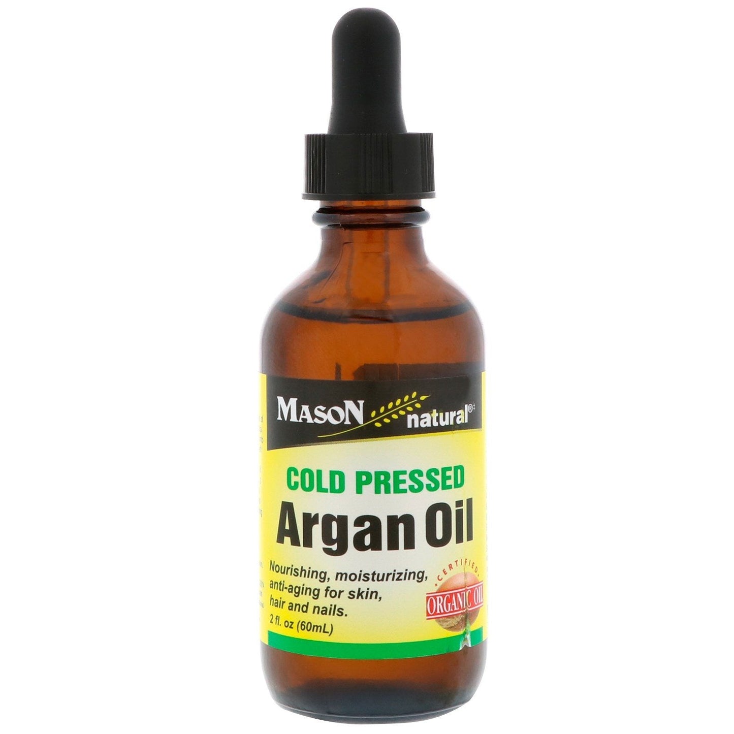 Mason Vitamins Natural Cold Pressed Argan Oil - 2 Oz