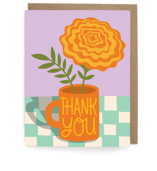 Thank You Marigold Card
