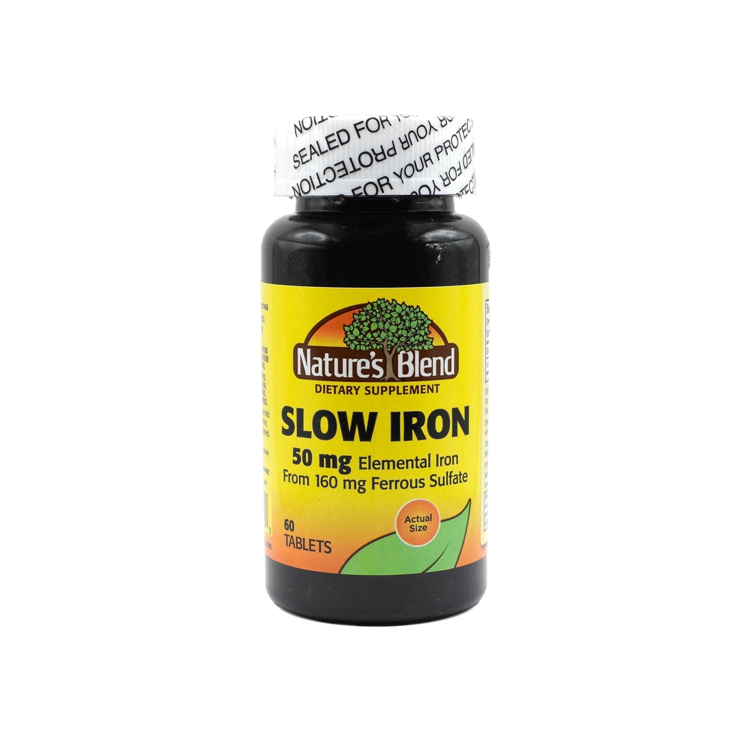 Nature's Blend Slow Iron, 50 Mg, Tablets