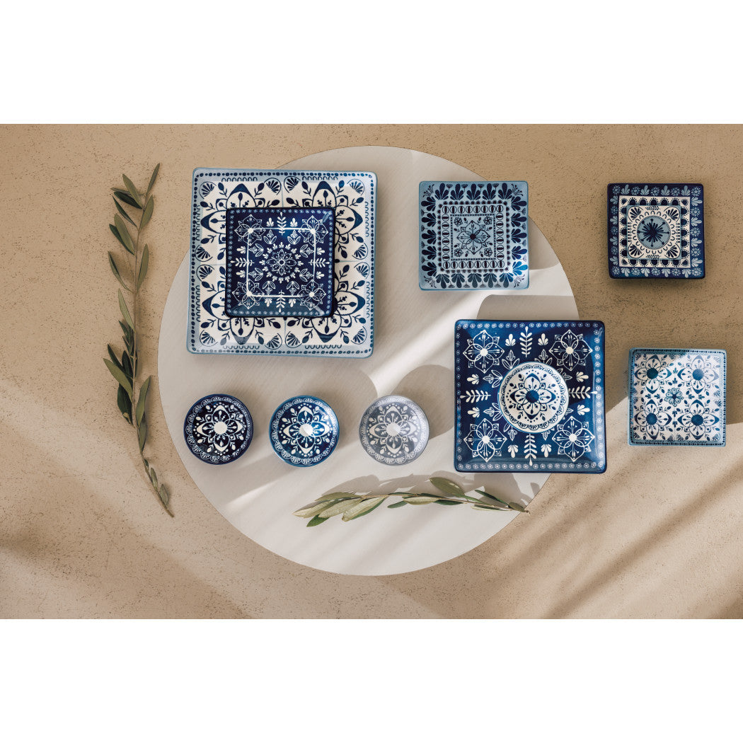 Set of 2 Porto Stamped Plate 10 Inch