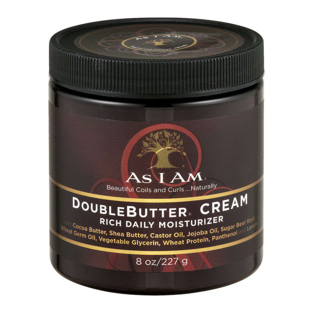 As I Am Double Butter Cream Classic Rich Daily Moisturizer 8 Oz