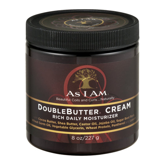 As I Am Double Butter Cream Classic Rich Daily Moisturizer 8 Oz
