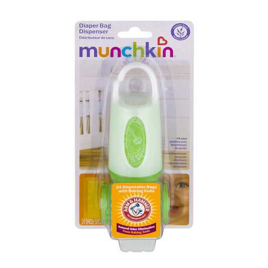 Munchkin Arm & Hammer Diaper Bag Dispenser & Bags - Colors May Vary