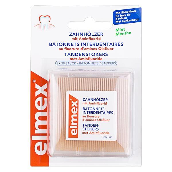 Elmex Zahnhölzer Mit Aminfluorid (3x38 St)
