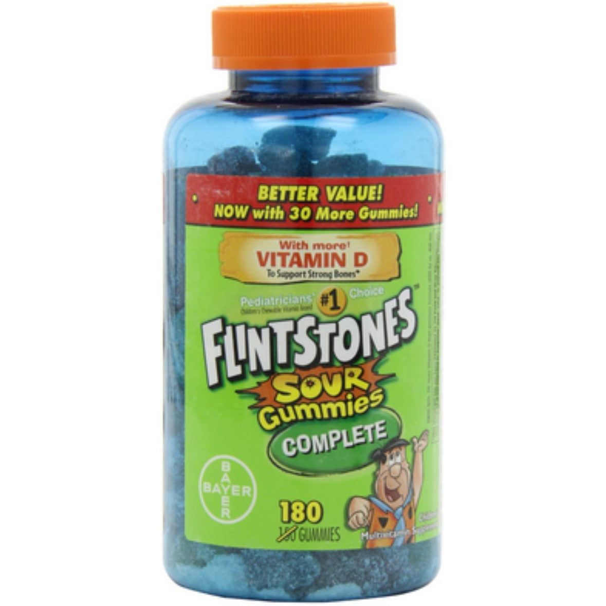 Flintstones The Kids' Complete Multivitamin Gummies - Sour - 180ct