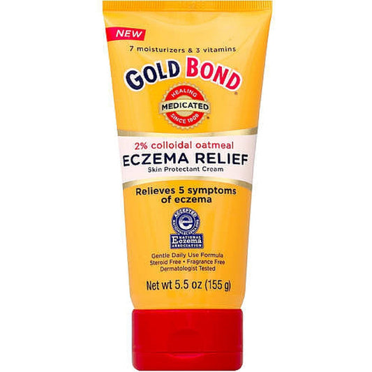 Gold Bond Cream, Skin Protectant, Eczema Relief, Medicated 5.5 Oz