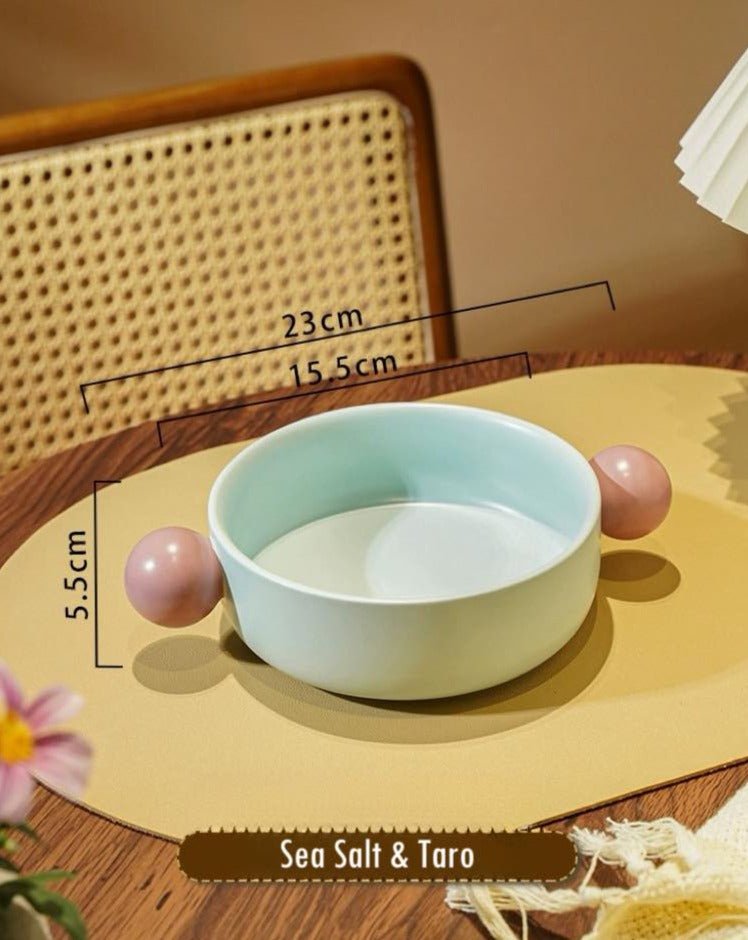 Small Gelato Serving Bowl - Cute Dopamine Whimsical Ceramic Dinnerware