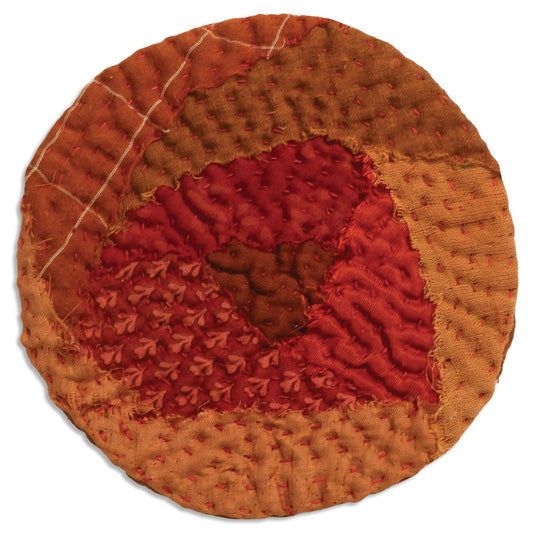 Utopia Rose  kantha Coaster (Set of 2)