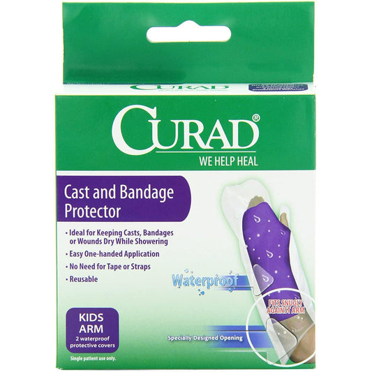 Curad Cast & Bandage Protector Waterproof Kids Arm 2pk