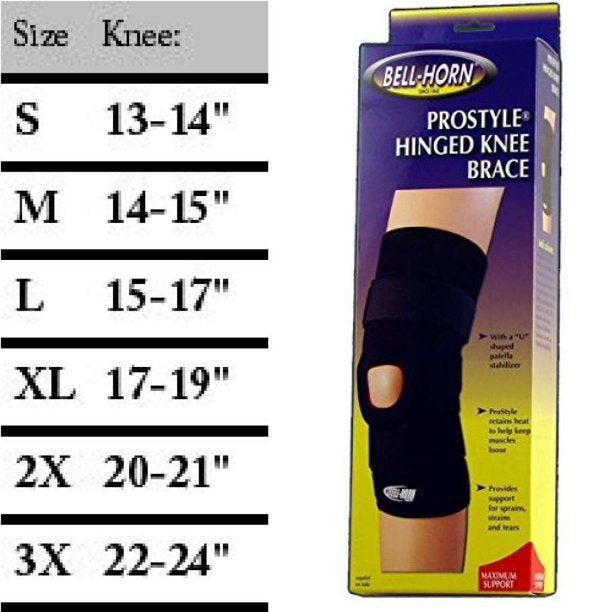 Bell Horn Prostyle Hinged Knee-support XXXL