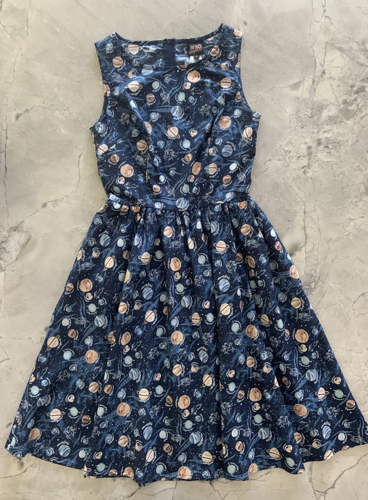 Planets Vintage Dress