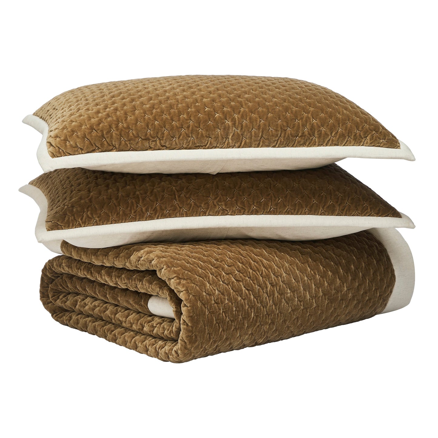 Maui Cross Stitch Velvet Quilt Sham